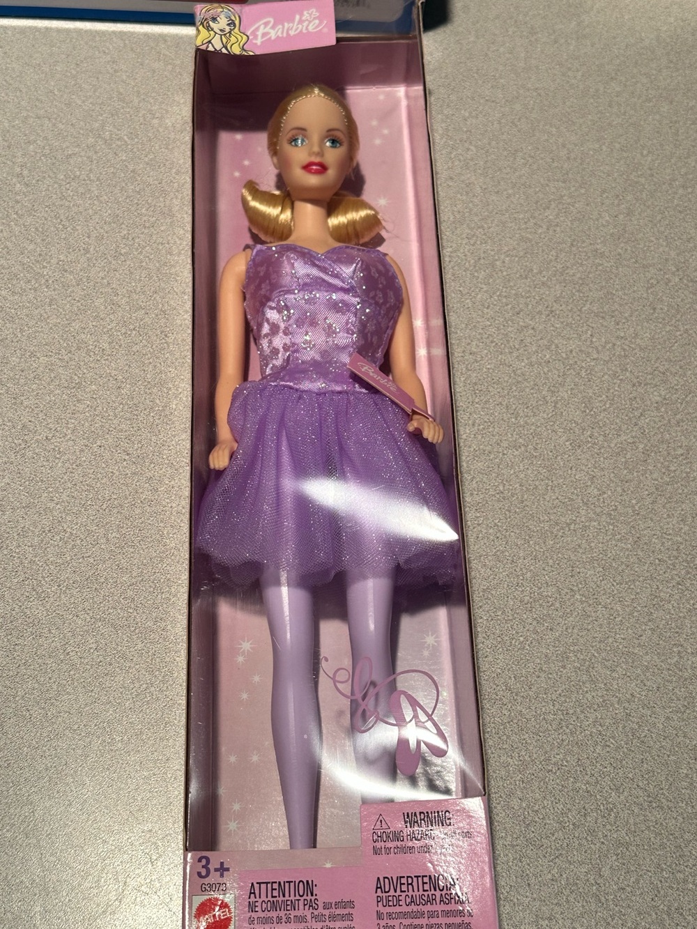 NWT Vintage Barbie Purple Ballerina Doll